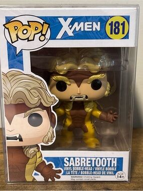 Funko Pop! Vinyl: X-men- Sabretooth #181 w/ Protector